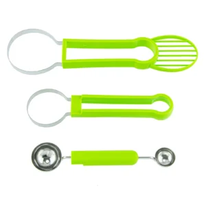 Ensemble d'outils de sculpture fruits et légumes Smart Home en acier inoxydable 3 pièces-