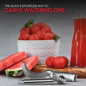 Pastèque en acier inoxydable melon baller pelle couteau à fruits coupe trancheuse outil-